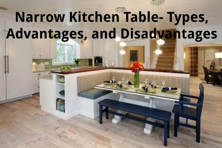 narrow kitchen table