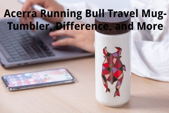 acerra running bull travel mug