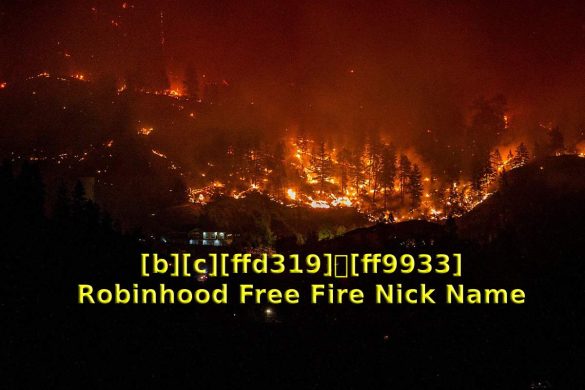 [b][c][ffd319]ⓥ[ff9933] Robinhood - Free Fire Nick Name
