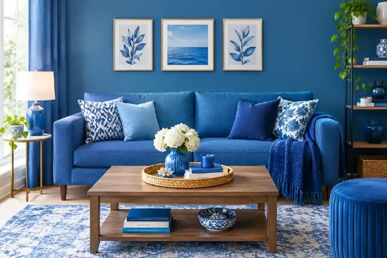 blue decor