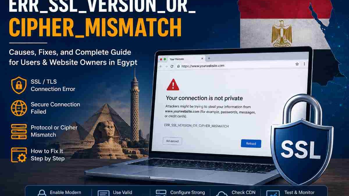 ERR_SSL_VERSION_OR_CIPHER_MISMATCH: Complete Guide for Users and Website Owners in Egypt